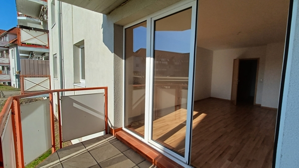 Sonniger Balkon Etagenwohnung Aschersleben