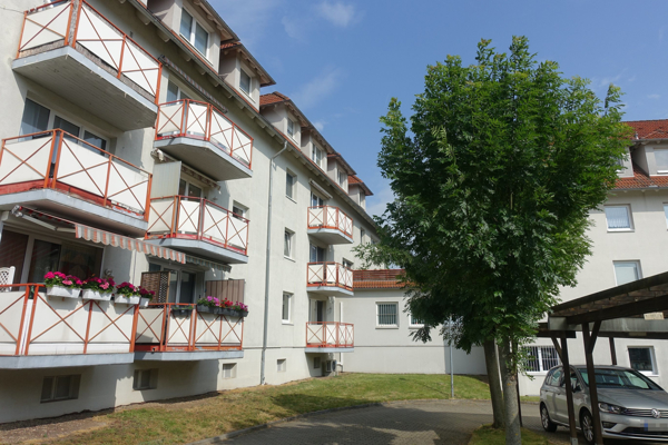 Innenhof Aschersleben Etagenwohnung Vermietete Eigentumswohnung - Perfekt f�r Kapitalanleger!