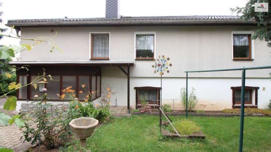 R�ckseite Einfamilienhaus Aschersleben OT Freckleben