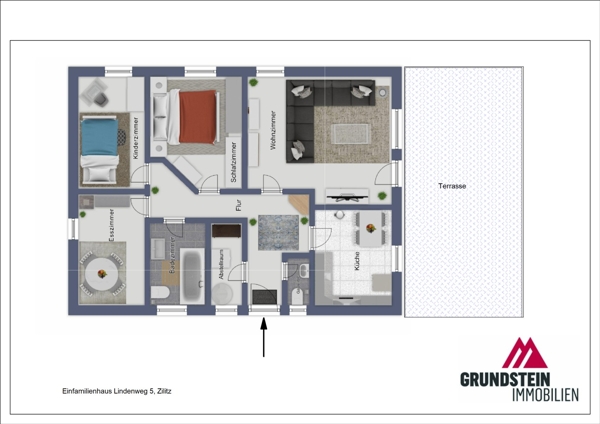 Grundriss Einfamilienhaus Zielitz