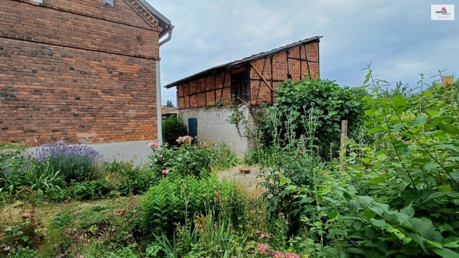 Garten mit Scheune Einfamilienhaus Ermsleben
