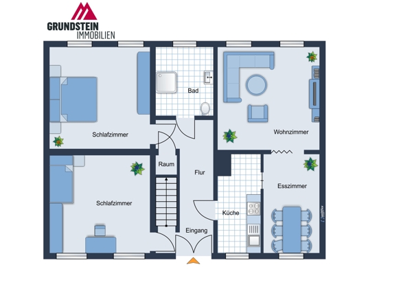Erdgeschoss Zweifamilienhaus L�derburg