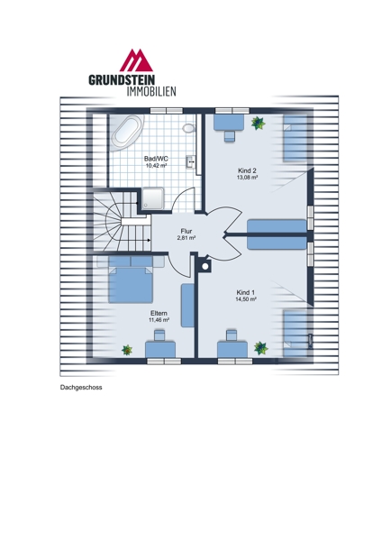 Dachgeschoss Einfamilienhaus Lehre / Gro� Brunsrode