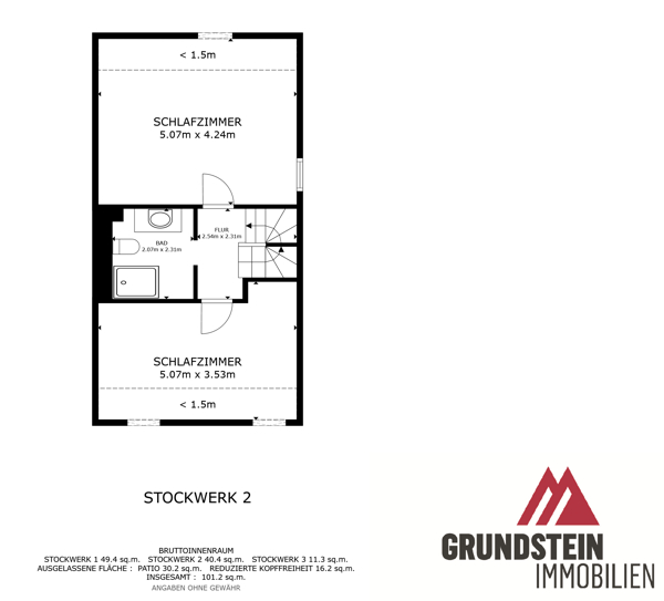 Dachgeschoss Doppelhaush�lfte Ballenstedt