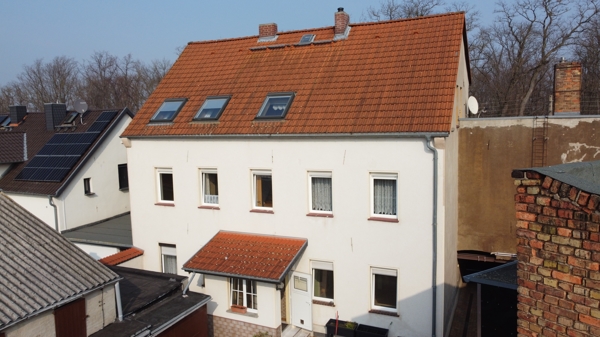 R�ckseite Zweifamilienhaus L�derburg