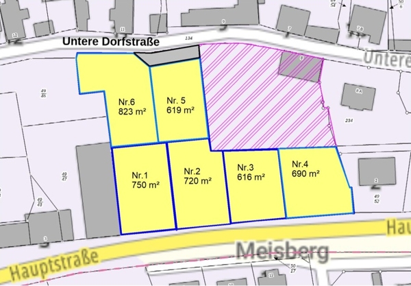 957_�bersicht Baugrundst�cke Wohngrundst�ck Hettstedt / Meisberg