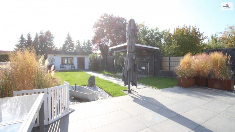 Terrasse Doppelhaush�lfte Quenstedt
