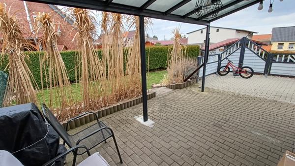 Terrasse Doppelhaush�lfte Ballenstedt