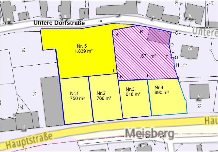 957_�bersicht Baugrundst�cke Wohngrundst�ck Hettstedt / Meisberg