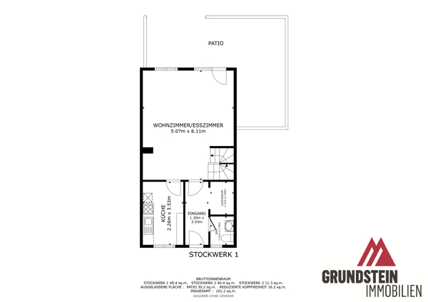 Erdgeschoss Doppelhaush�lfte Ballenstedt
