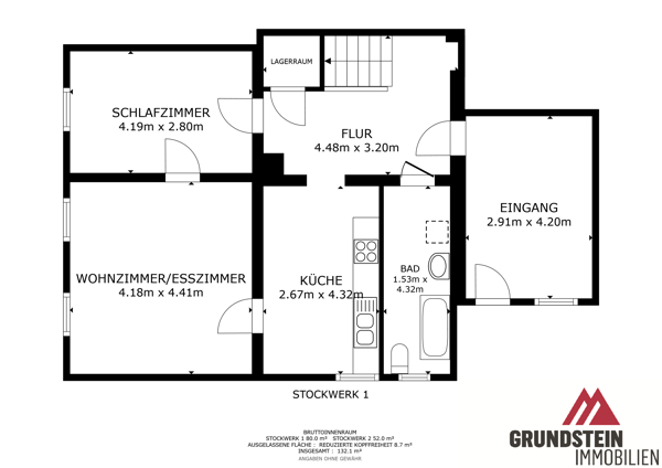 Erdgeschoss Doppelhaush�lfte Schneidlingen