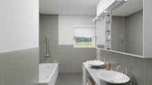 Bad mit Wanne Moderne Doppelhaush�lfte in begehrter Wohnlage