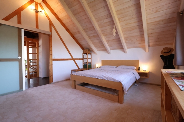 helles Wohnzimmer Ferienhaus Rieder