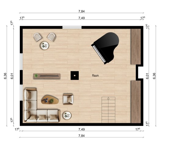 Dachgeschoss Einfamilienhaus Wasserleben